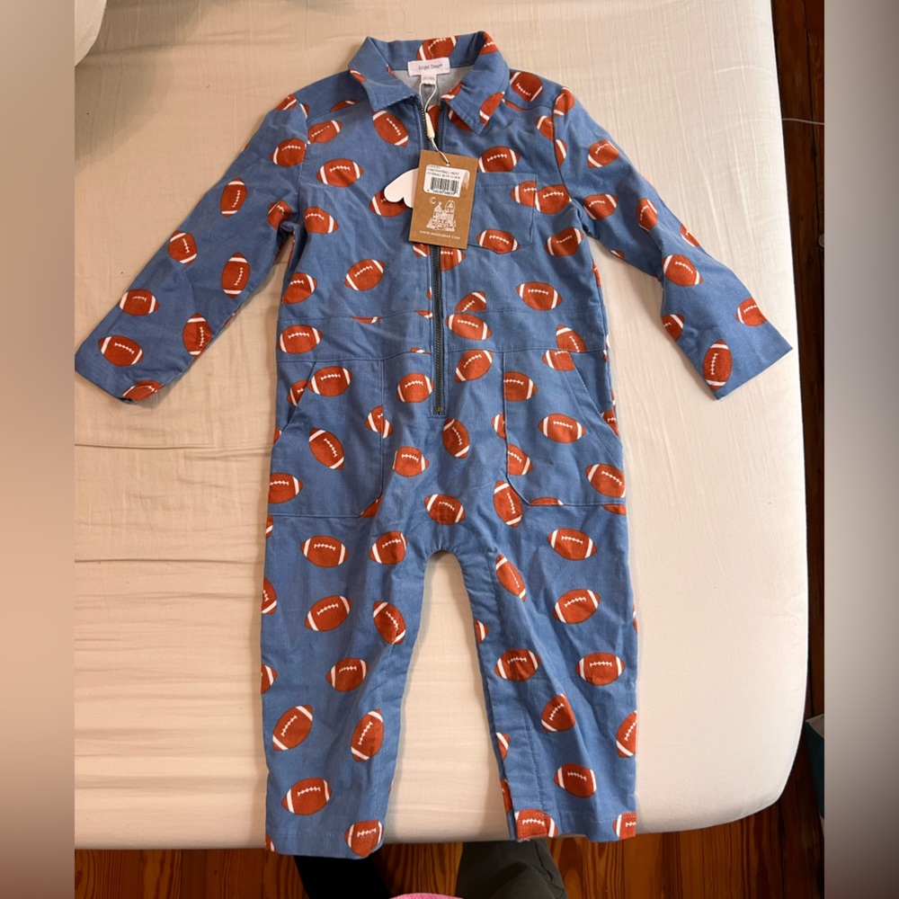 Angel Dear Football Corduroy Jumper